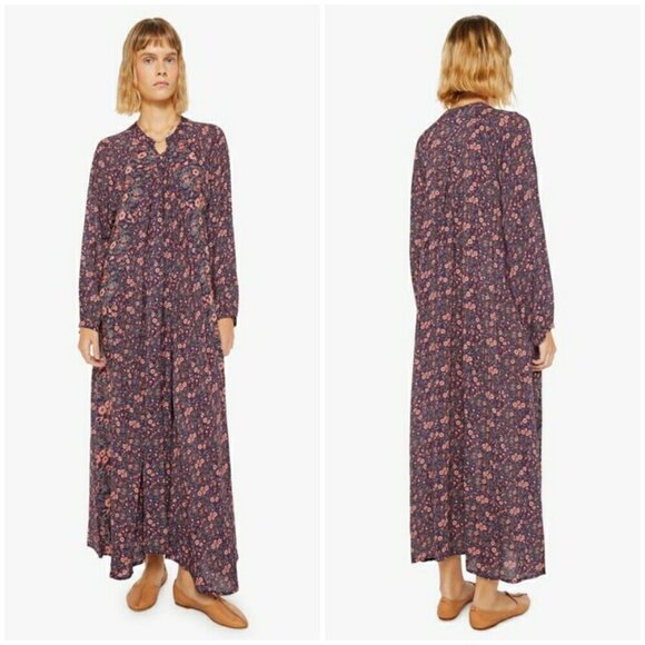 💕NATALIE MARTIN💕 Fiore Maxi Dress Petite Fleur Aubergine Floral Small NWOT - Picture 10 of 16